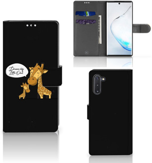 B2Ctelecom Samsung Galaxy Note 10 Leuk Hoesje Giraffe