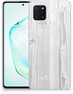 B2Ctelecom Samsung Galaxy Note 10 Lite Bumper Hoesje White Wood