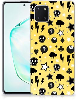 B2Ctelecom Samsung Galaxy Note 10 Lite Silicone Back Case Punk Yellow