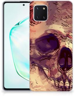 B2Ctelecom Samsung Galaxy Note 10 Lite Silicone Back Case Skullhead