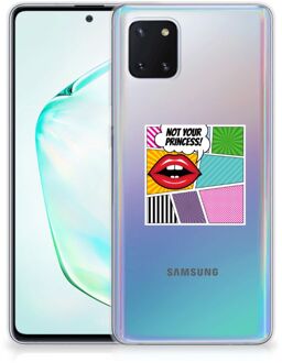 B2Ctelecom Samsung Galaxy Note 10 Lite Silicone Back Cover Popart Princess