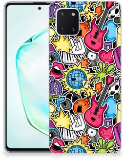 B2Ctelecom Samsung Galaxy Note 10 Lite Silicone Back Cover Punk Rock