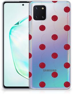 B2Ctelecom Samsung Galaxy Note 10 Lite Siliconen Case Cherries