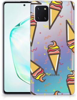 B2Ctelecom Samsung Galaxy Note 10 Lite Siliconen Case Icecream