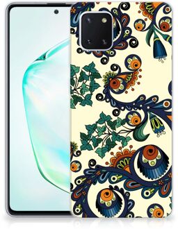 B2Ctelecom Samsung Galaxy Note 10 Lite Siliconen Hoesje Barok Flower