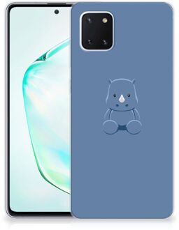 B2Ctelecom Samsung Galaxy Note 10 Lite Telefoonhoesje met Naam Baby Rhino