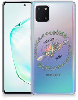 B2Ctelecom Samsung Galaxy Note 10 Lite Telefoonhoesje met Naam Boho Dreams