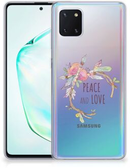 B2Ctelecom Samsung Galaxy Note 10 Lite Telefoonhoesje met Naam Boho Text