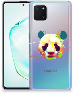 B2Ctelecom Samsung Galaxy Note 10 Lite Telefoonhoesje met Naam Panda Color