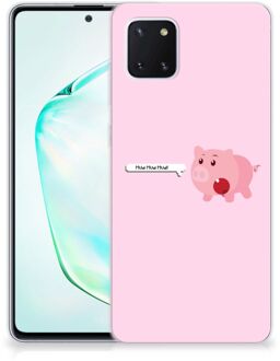 B2Ctelecom Samsung Galaxy Note 10 Lite Telefoonhoesje met Naam Pig Mud