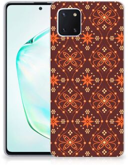 B2Ctelecom Samsung Galaxy Note 10 Lite TPU bumper Batik Brown