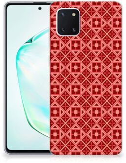 B2Ctelecom Samsung Galaxy Note 10 Lite TPU bumper Batik Red