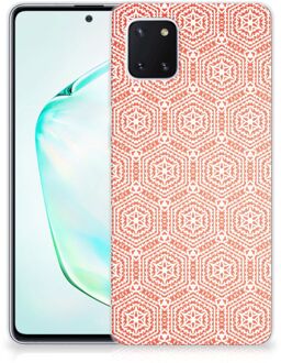 B2Ctelecom Samsung Galaxy Note 10 Lite TPU bumper Pattern Orange