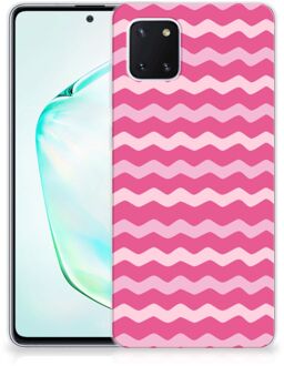 B2Ctelecom Samsung Galaxy Note 10 Lite TPU bumper Waves Pink