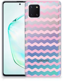 B2Ctelecom Samsung Galaxy Note 10 Lite TPU bumper Waves Roze