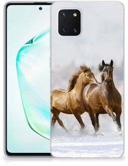 B2Ctelecom Samsung Galaxy Note 10 Lite TPU Hoesje Paarden