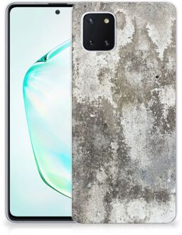 B2Ctelecom Samsung Galaxy Note 10 Lite TPU Siliconen Hoesje Beton Print