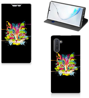 B2Ctelecom Samsung Galaxy Note 10 Magnet Case Cat Color