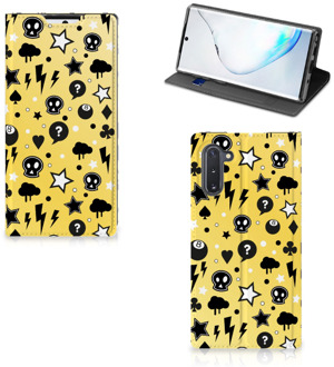 B2Ctelecom Samsung Galaxy Note 10 Mobiel BookCase Punk Yellow