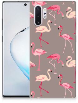 B2Ctelecom Samsung Galaxy Note 10 Plus Back Case Flamingo