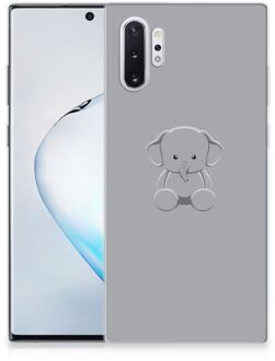 B2Ctelecom Samsung Galaxy Note 10 Plus Backcover Hoesje Grijs Baby Olifant