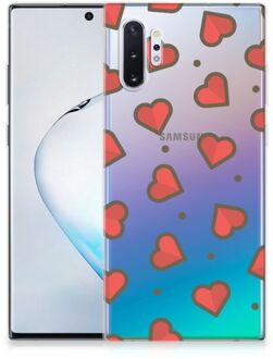 B2Ctelecom Samsung Galaxy Note 10+ Hoesje Hearts