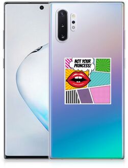 B2Ctelecom Samsung Galaxy Note 10+ Leuk Siliconen hoesjePopart Princess