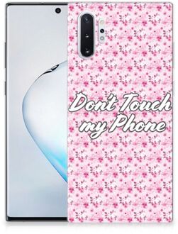 B2Ctelecom Samsung Galaxy Note 10+ Print Case Flowers Pink DTMP