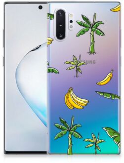 B2Ctelecom Samsung Galaxy Note 10 Plus Siliconen Hoesje Banana Tree