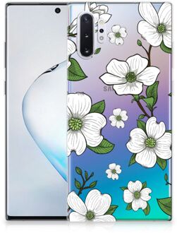 B2Ctelecom Samsung Galaxy Note 10 Plus Siliconen Hoesje Dogwood Flowers