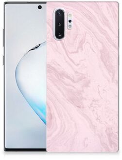 B2Ctelecom Samsung Galaxy Note 10 Plus Tablet Back Cover Marble Roze