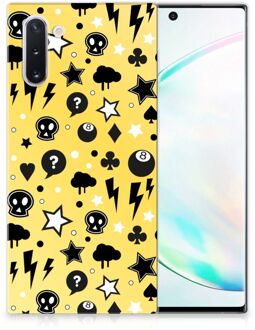 B2Ctelecom Samsung Galaxy Note 10 Silicone Back Case Punk Yellow