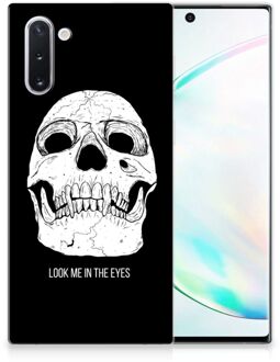 B2Ctelecom Samsung Galaxy Note 10 Silicone Back Case Skull Eyes