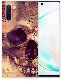 B2Ctelecom Samsung Galaxy Note 10 Silicone Back Case Skullhead