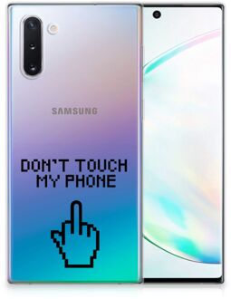 B2Ctelecom Samsung Galaxy Note 10 Silicone-hoesje Finger DTMP