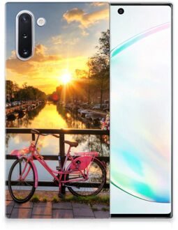 B2Ctelecom Samsung Galaxy Note 10 Siliconen Back Cover Amsterdamse Grachten