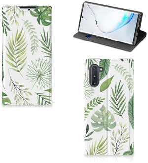 B2Ctelecom Samsung Galaxy Note 10 Smart Cover Leaves