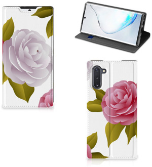 B2Ctelecom Samsung Galaxy Note 10 Smart Cover Roses