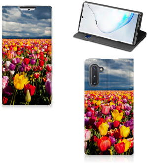 B2Ctelecom Samsung Galaxy Note 10 Smart Cover Tulpen