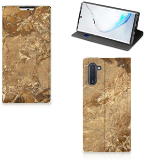 B2Ctelecom Samsung Galaxy Note 10 Standcase Marmer Beige