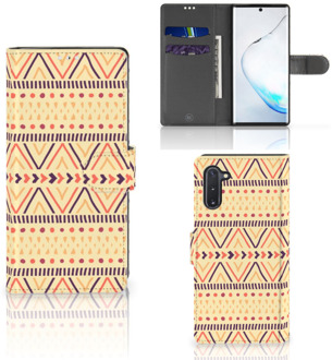 B2Ctelecom Samsung Galaxy Note 10 Telefoon Hoesje Aztec Yellow