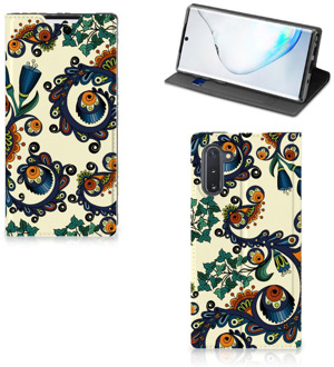 B2Ctelecom Samsung Galaxy Note 10 Telefoon Hoesje Barok Flower