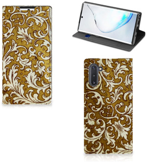 B2Ctelecom Samsung Galaxy Note 10 Telefoon Hoesje Barok Goud