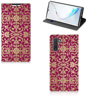 B2Ctelecom Samsung Galaxy Note 10 Telefoon Hoesje Barok Pink