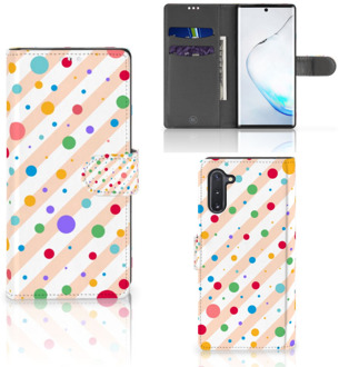 B2Ctelecom Samsung Galaxy Note 10 Telefoon Hoesje Dots