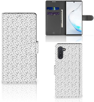 B2Ctelecom Samsung Galaxy Note 10 Telefoon Hoesje Stripes Dots