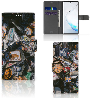 B2Ctelecom Samsung Galaxy Note 10 Telefoonhoesje met foto Badges