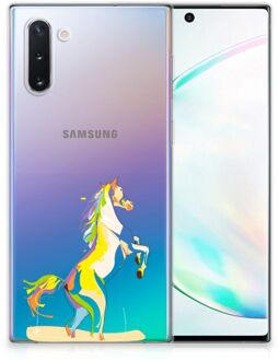 B2Ctelecom Samsung Galaxy Note 10 Telefoonhoesje met Naam Horse Color