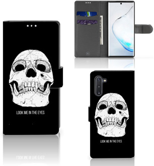 B2Ctelecom Samsung Galaxy Note 10 Telefoonhoesje met Naam Skull Eyes