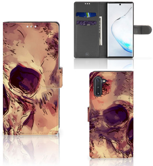 B2Ctelecom Samsung Galaxy Note 10 Telefoonhoesje met Naam Skullhead